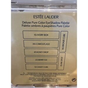 Estée Lauder Deluxe Eye Shadow Palette 10 Ivory Box Camouflage Honey Berry Candy